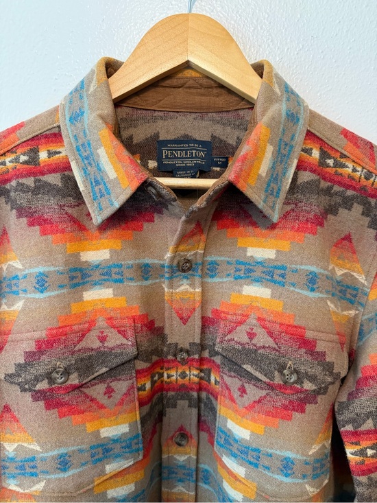 Pendleton Other - Pendleton Sierra Ridge Fitted Wool  Shirt Men's Navajo southwestern M new w/tag